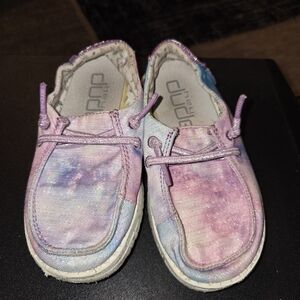 Hey Dude Kids' Colorful Tie-Dye Moccasins